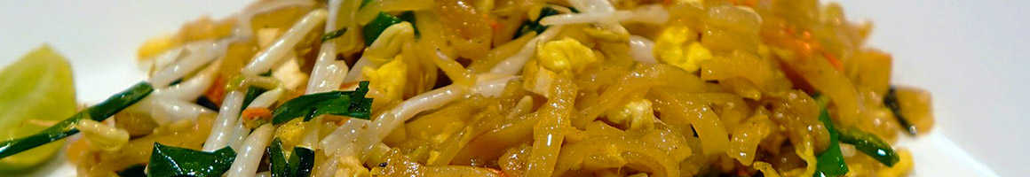 Eating Thai at Lemon Grass Thai Kitchen restaurant in Tampa, FL.